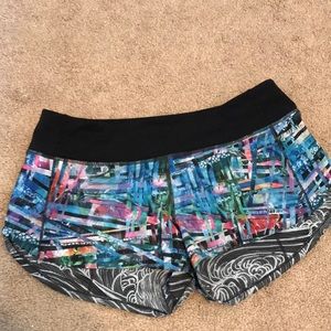 Lululemon Seawheeze 2018 entry shorts, size 6